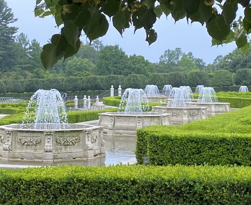 Longwood Gardens fountains detail