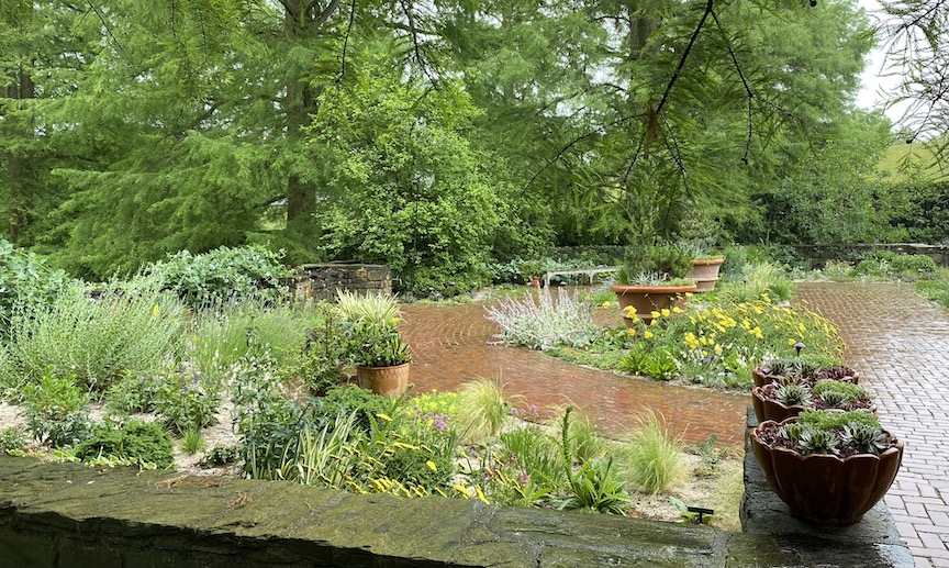 The circular dry garden at Longwood